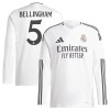 Oficiální Fotbalový Dres s Dlouhý Rukáv Real Madrid Bellingham 5 Domácí 2024-25 pro Muži